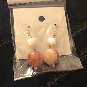 Sterling silver earrings with stones